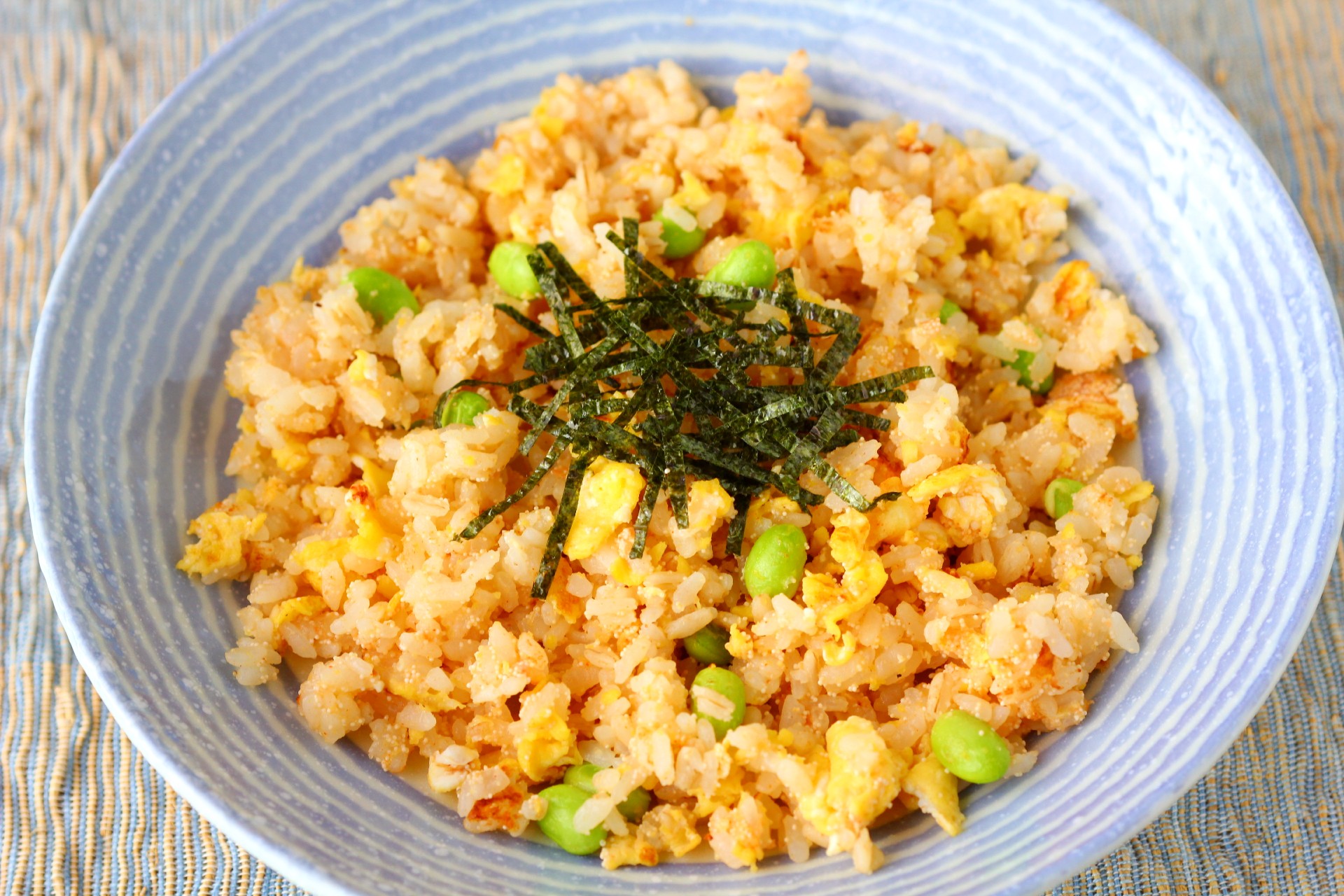 オーツライス入り明太マヨ炒飯